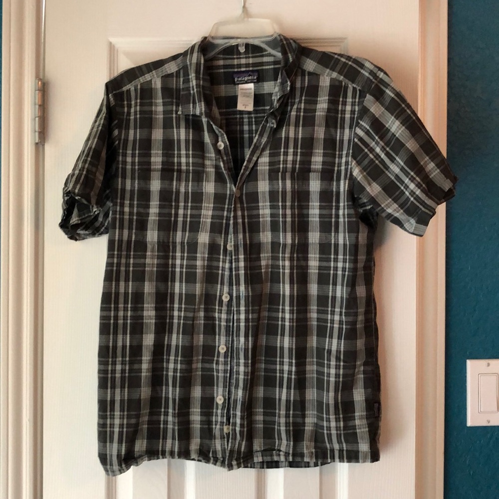 Patagonia plaid button down